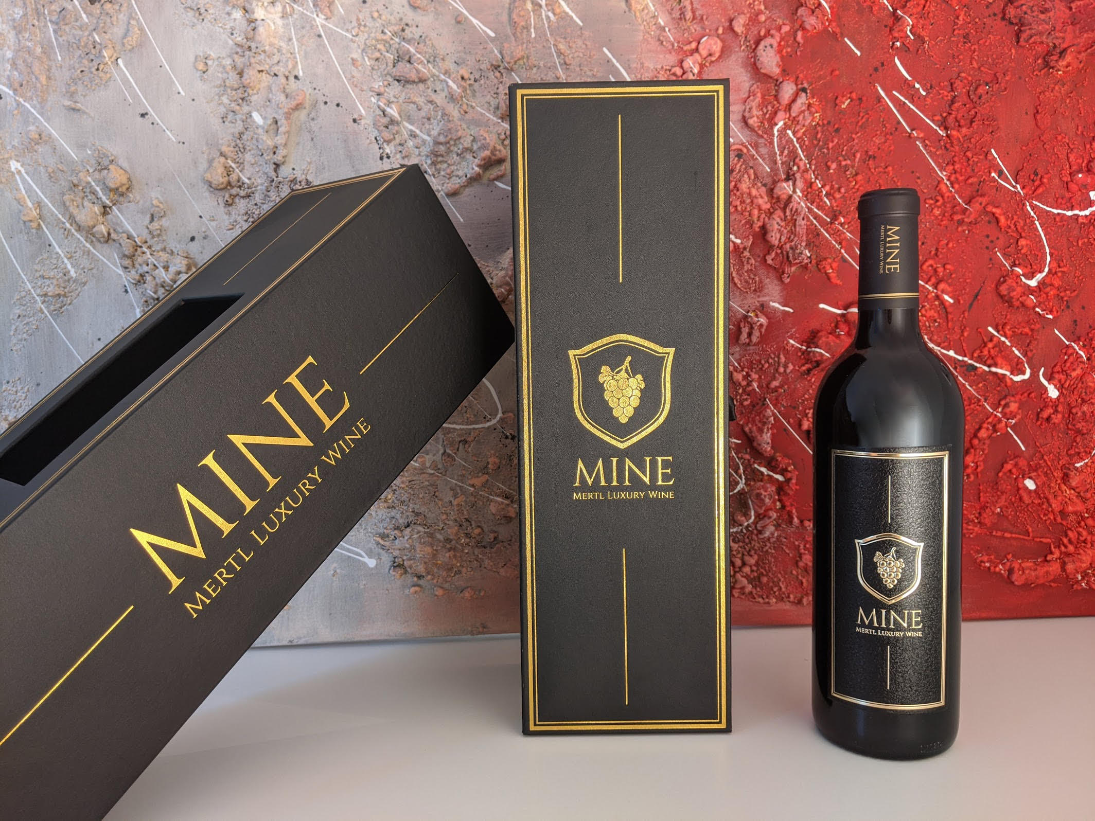 MINE Cuvée 2017 open presentation box